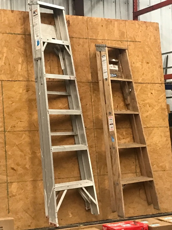 (1) 6ft & (1) 5ft Step Ladders