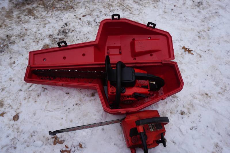 Lot of 3 Chain Saws