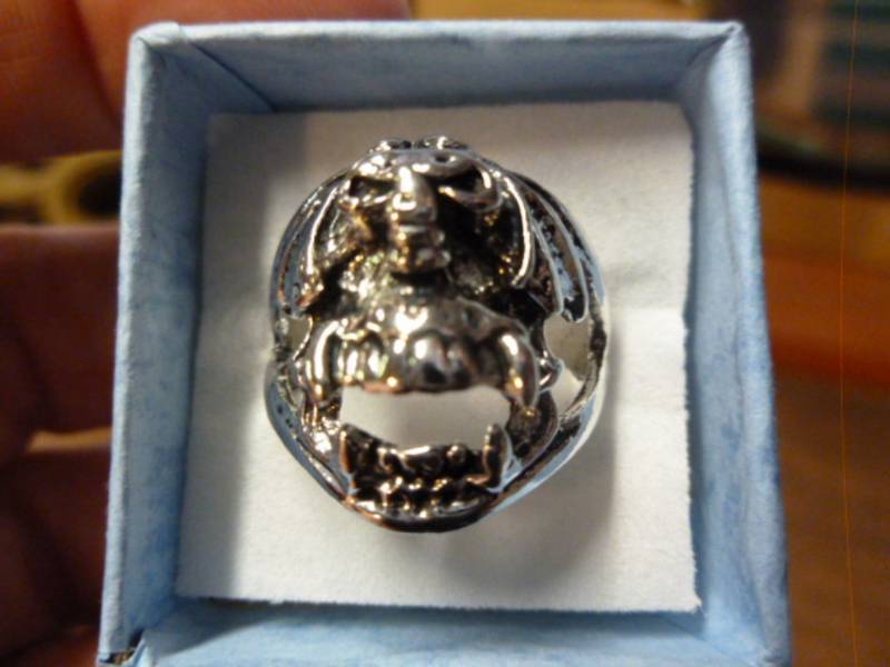 lot 62 image: Mens Biker Ring