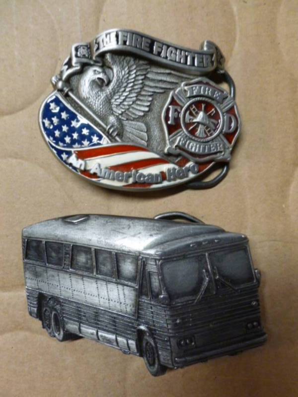 lot 142 image: Collectible Belt Buckles