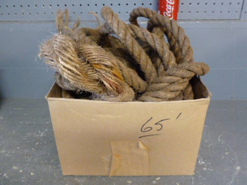 lot 157 image: Vintage Barn Pulley Rope