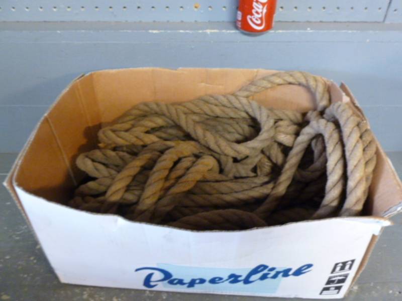 lot 158 image: Vintage Barn Pulley Rope