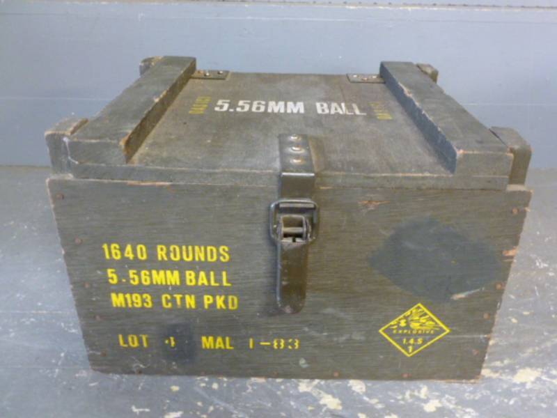 lot 191 image: Military Ammo Box