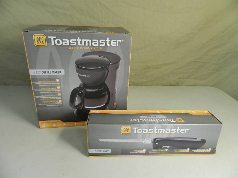 New Coffee Maker and Electric Knife
