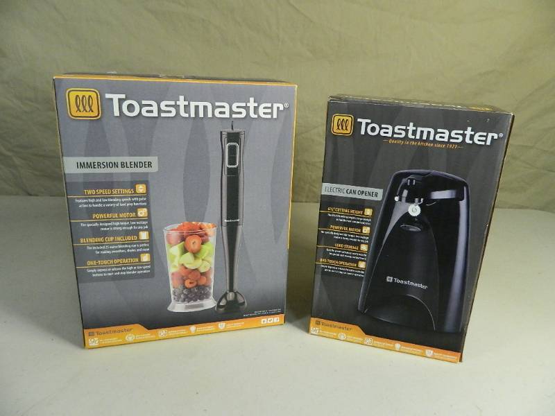 New Immersion Blender and New Electric Can Opener