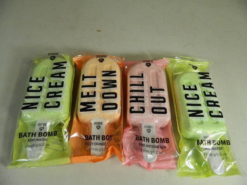 4 New Victorias Secret Popsicle Bath Bombs