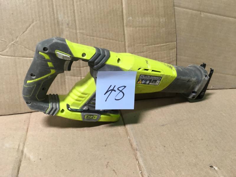lot 48 image: Ryobi Tools Reciprocating Saw TOOL ONLY USED in good condition
