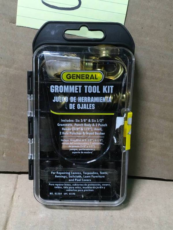 General Tools 81264 Multi-Grommet Tool Kit in like new condition
