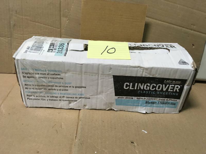 Trimaco 79400 Poly Film 9X400ft Clear not used