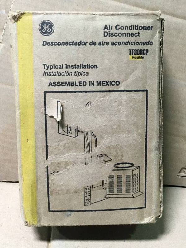 60A GE Fusible AC Disconnect not used