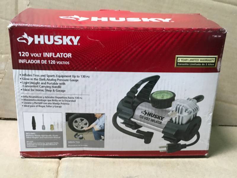 Husky 120-Volt Inflator in like new condition
