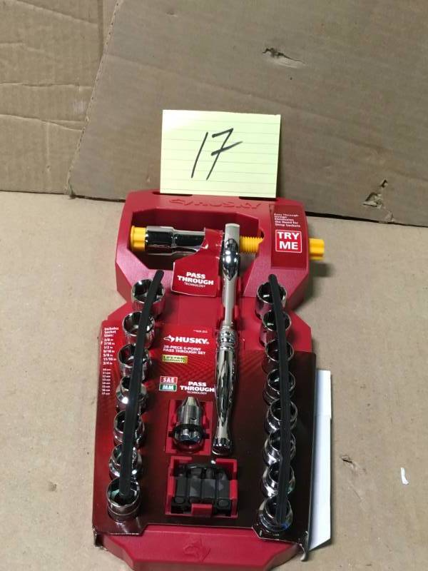 Husky 28-piece 38 Drive Universal Pass-Thru Set 626253
