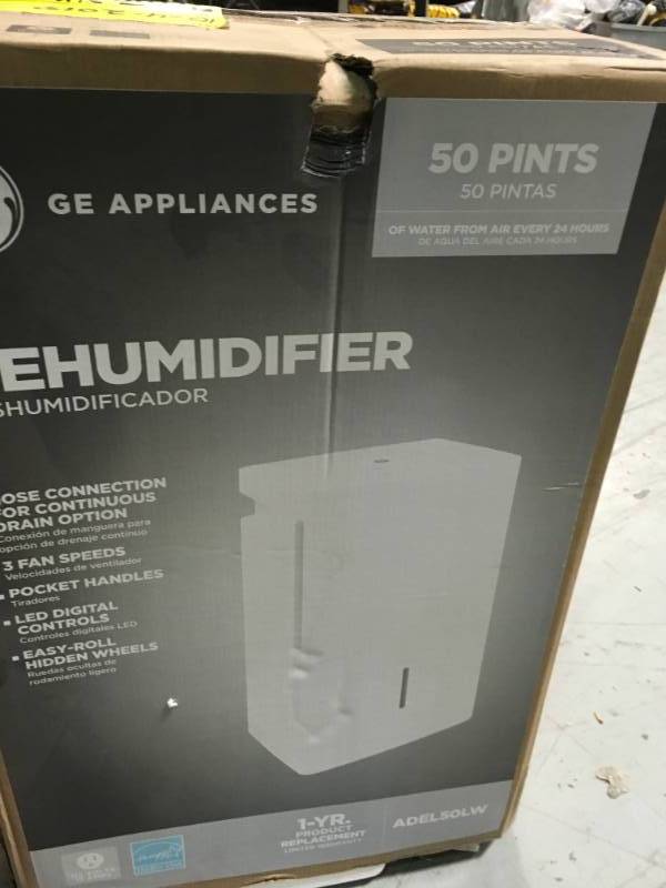 GE 50 pt. Dehumidifier, ENERGY STAR in like new condition