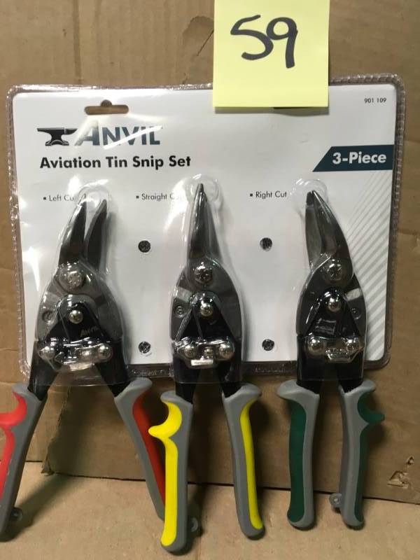 ANVIL Aviation Snip Set (3-Piece) in like new condition