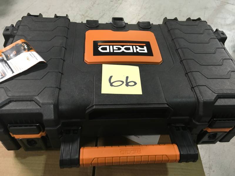 RIDGID 22 in. Pro Organizer, Black not used