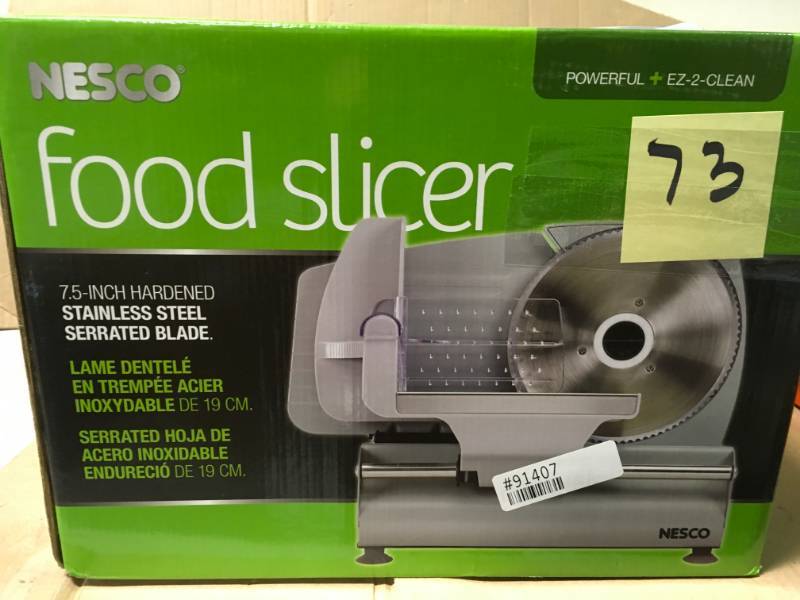 Nesco 180-Watt Food Slicer not used