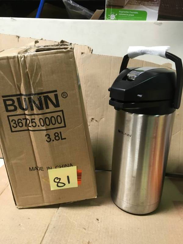 Bunn 3.8 Liter SST Lined Airpot Coffee Maker not used