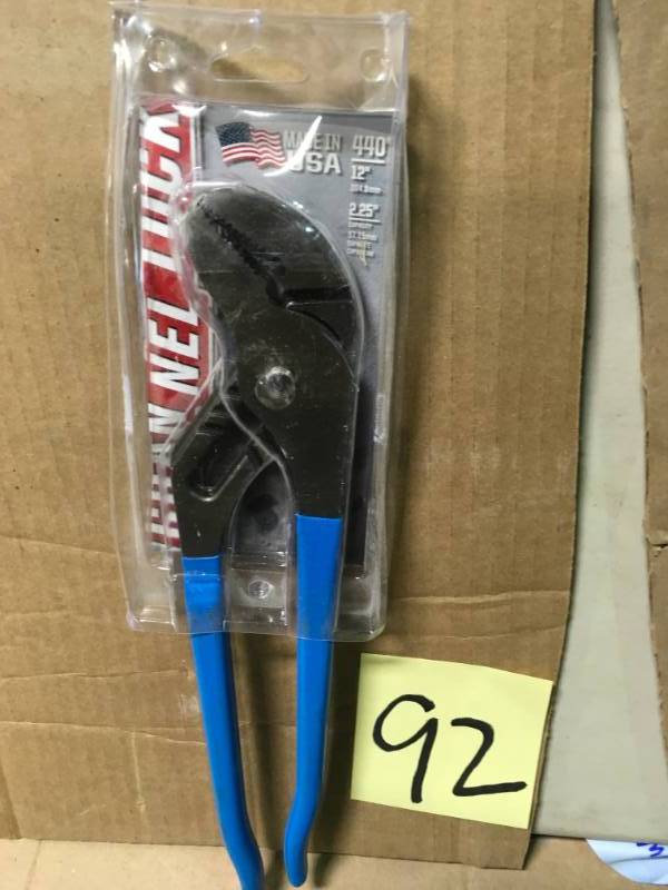 Channellock 12 in. Tongue and Groove Pliers not used