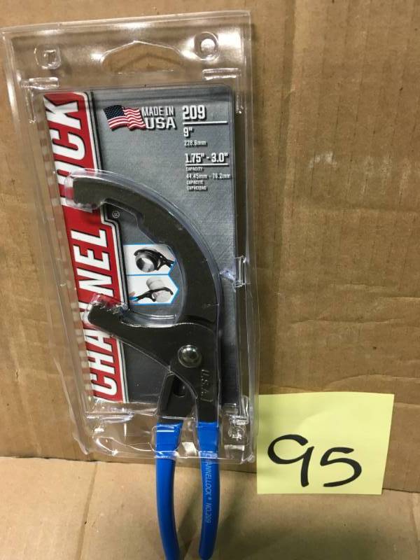 Channellock 9 in. Oil-Filter and PVC Slip-Joint Pliers not used