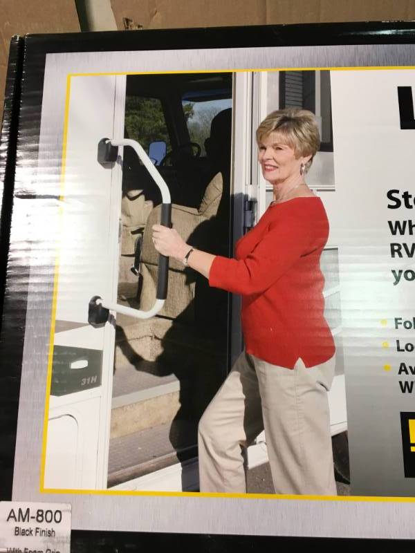lot 16 image: Stromberg Carlson Products Lend-A-Hand Assist Railing in Black not used