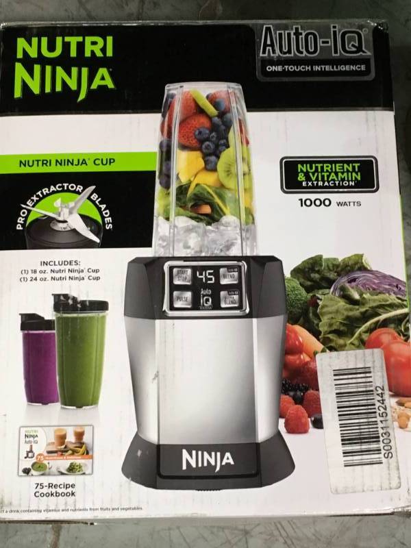 lot 84 image: Ninja Nutri Bl470uk Blender Base Motor Unit 900w not used