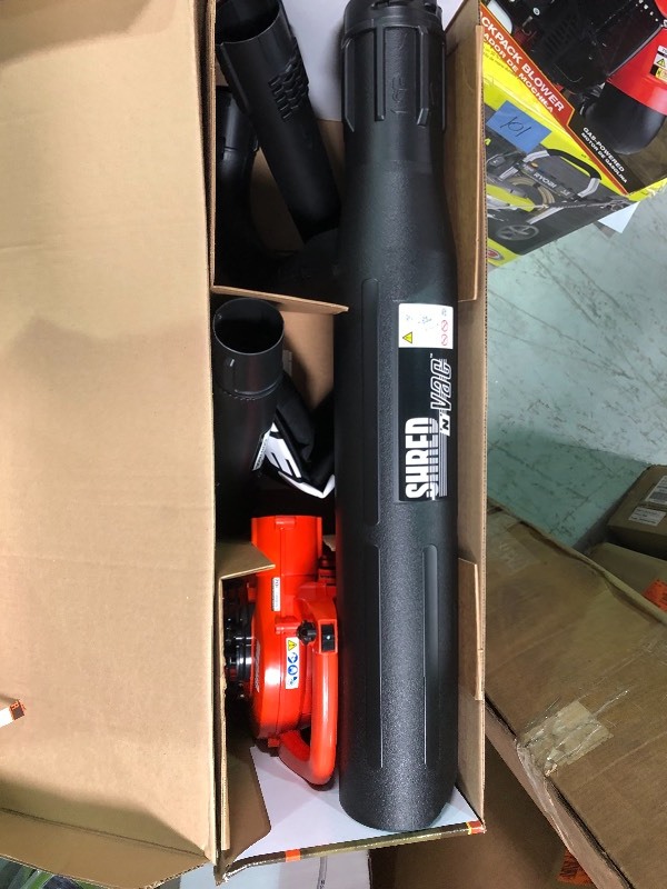 lot 103 image: ECHO 165 MPH 391 CFM 25.4cc Gas 2-Stroke Cycle Leaf Blower Vacuum not used