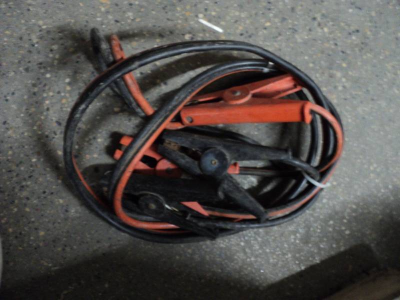 lot 15 image: jumper cables...