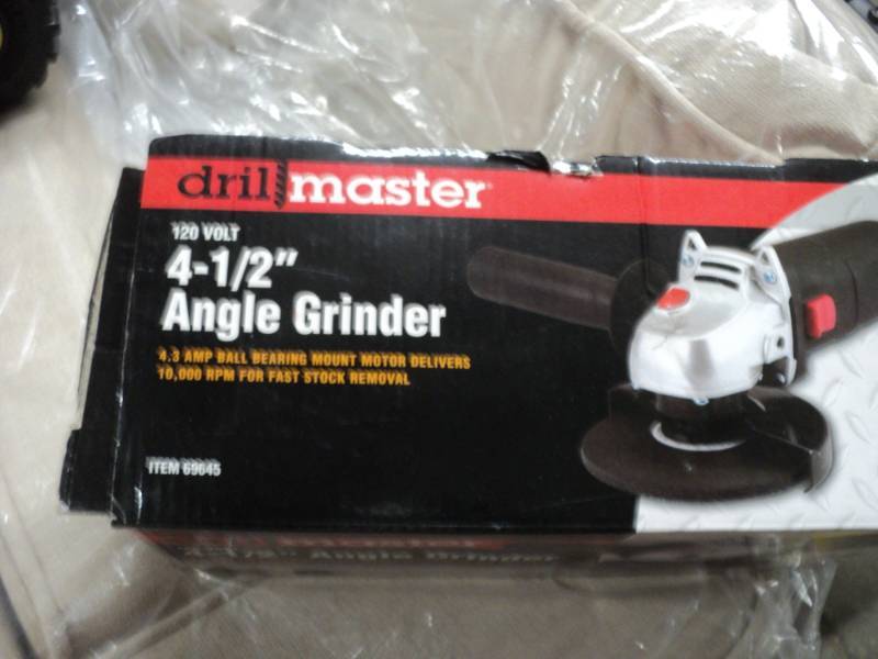 lot 28 image: drill master 120 volt 4 12 angel ...