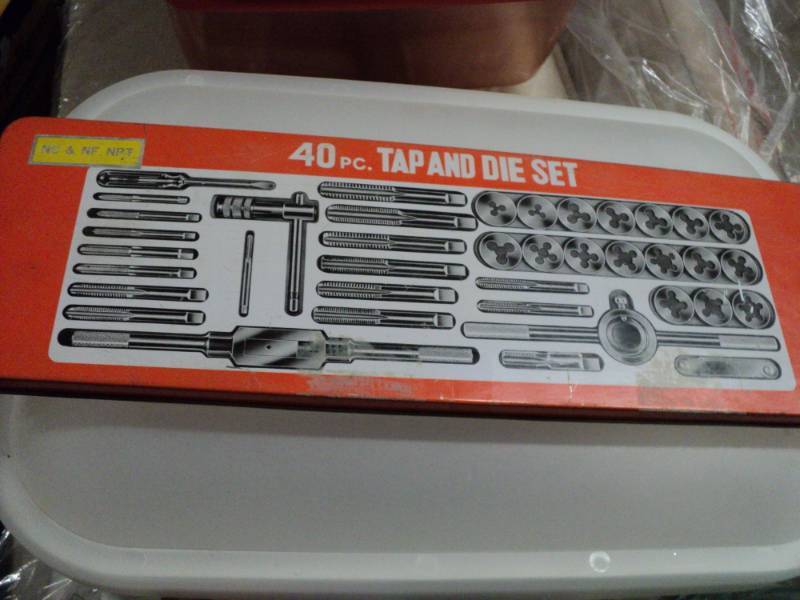 lot 77 image: 40 pc Tap and Die Set...