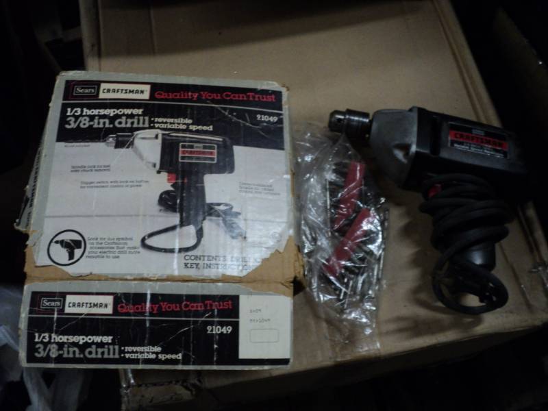 lot 80 image: Craftsman 38 drill...