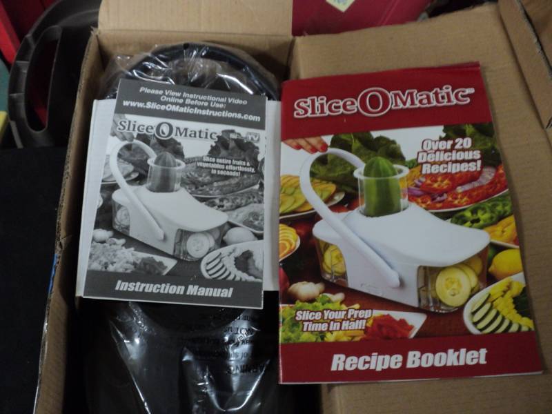 lot 93 image: Slice O matic new with recipes...