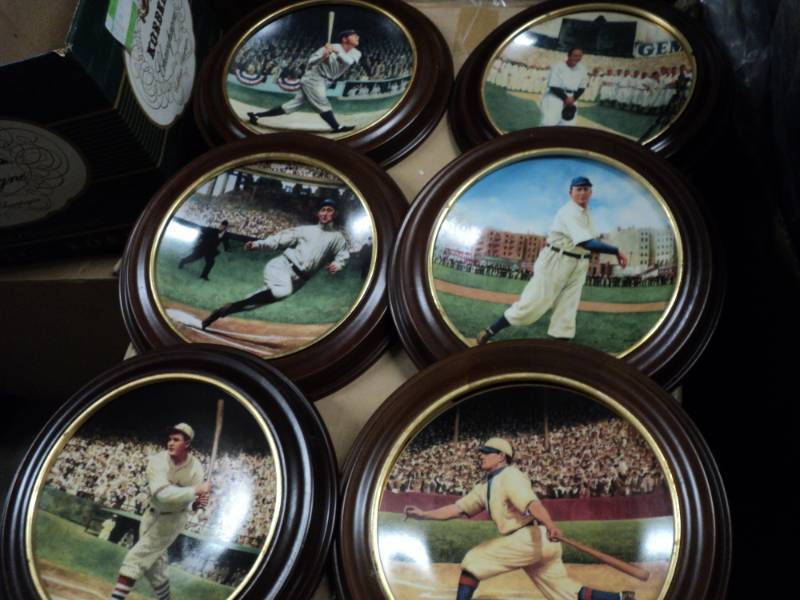 lot 109 image: 6 plates from The Legends of Baseba...