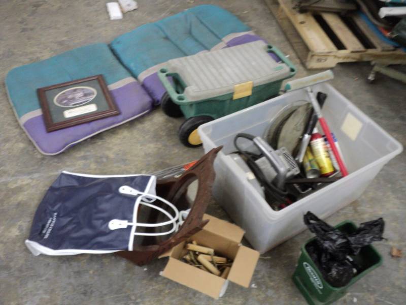 lot 110 image: pallet of misc. .  See all pictures...
