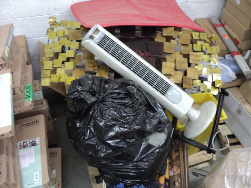 lot 124 image: pallet of unsold or items not picke...