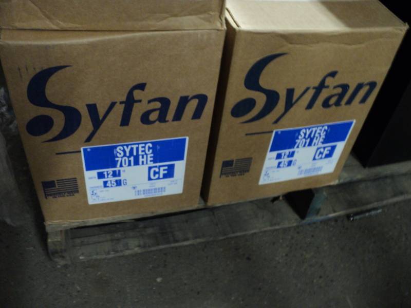 lot 184 image: 2 box Syfan 12 x 5830 ft 701 HE po...
