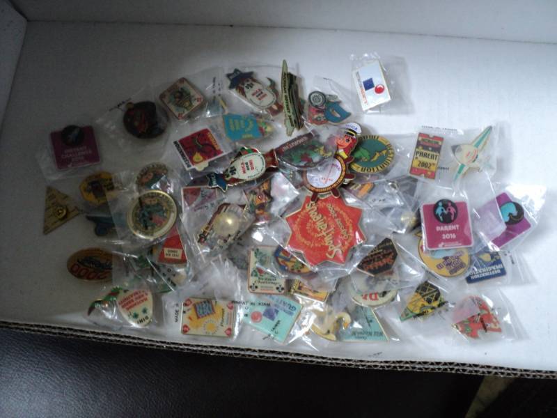 lot 204 image: collection of 50 pins...