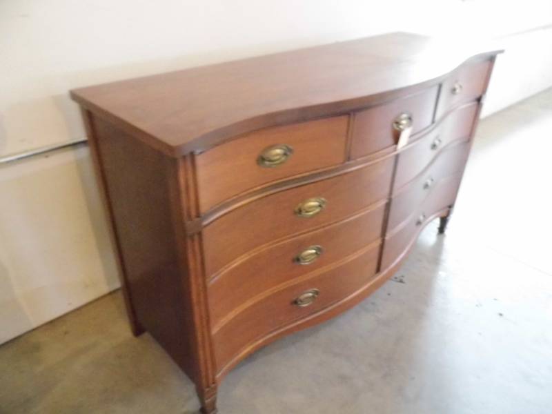 Antique Dresser & Full Size Bed Frame