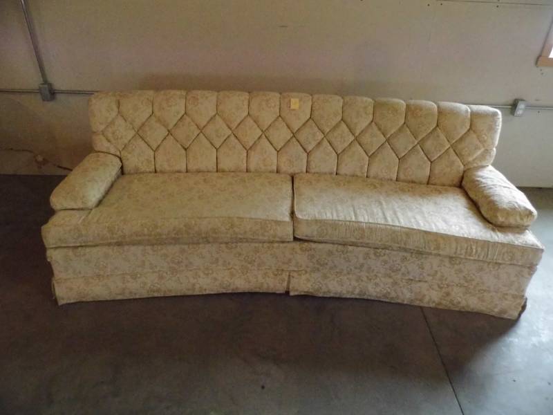 Curved Back Sofa