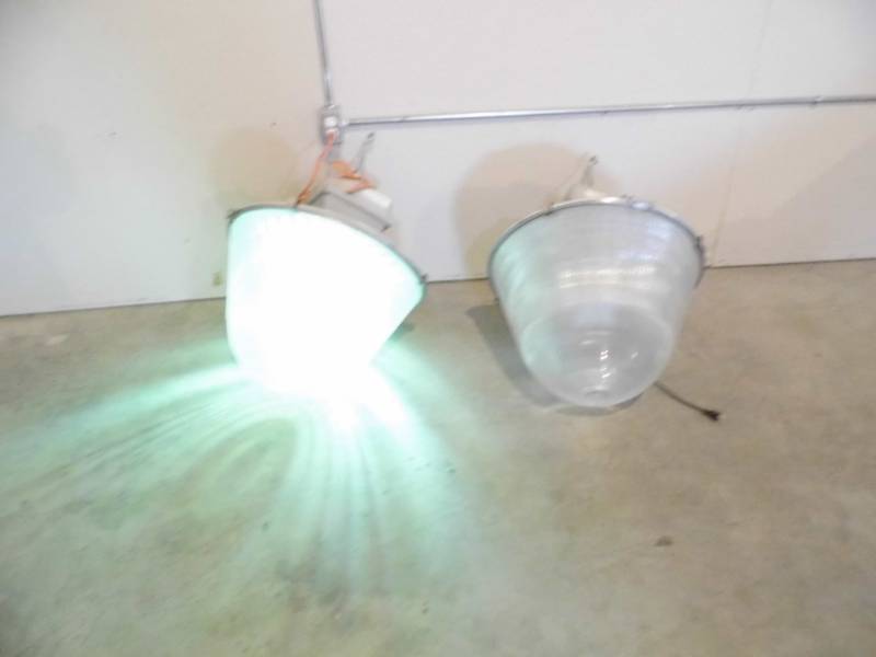 Lot of 2 Commercial Light Fixtures