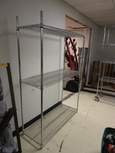 lot 310 image: HEAVY DUTY COMMERCIAL SHELVING