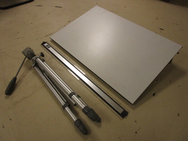 lot 320 image: DRAFTING TABLE TOP  TRIPOD