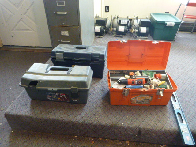lot 21 image: 3 Toolboxes with Contents