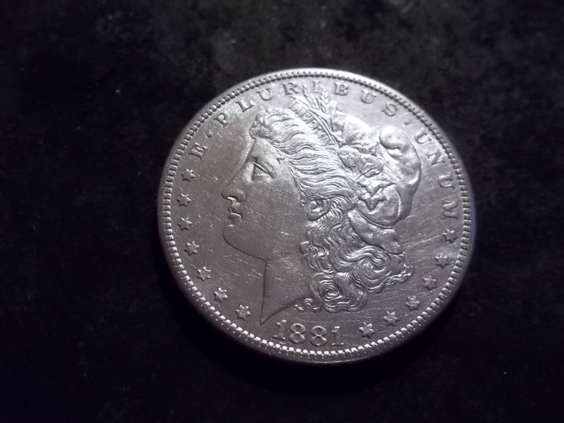 1881 S Morgan Silver Dollar