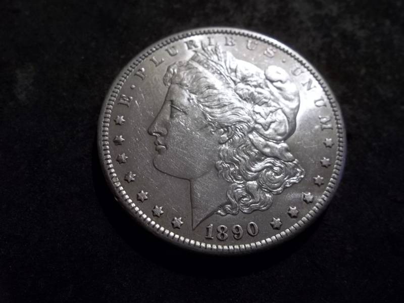 1890 S  Morgan Silver Dollar
