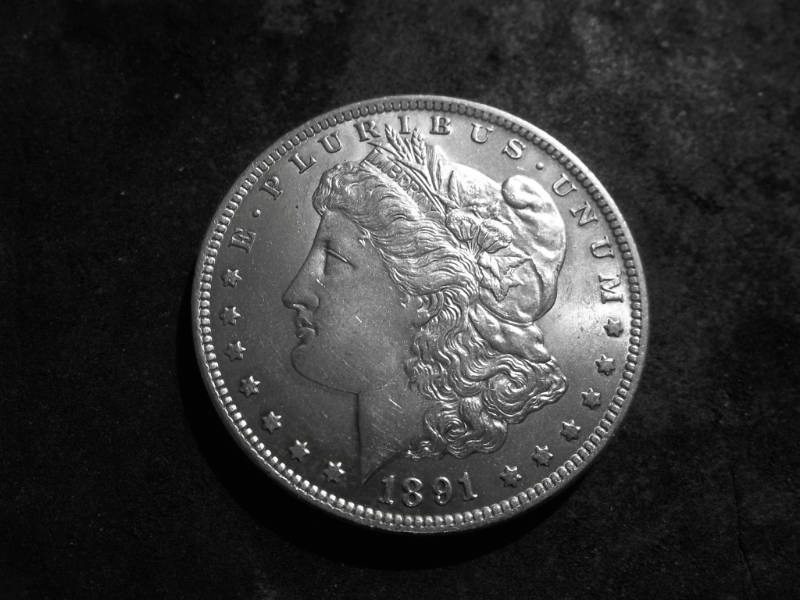1891 CC Morgan Silver Dollar