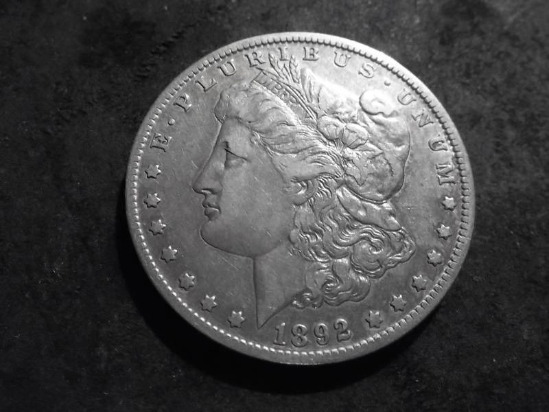 1892 O Morgan Silver Dollar