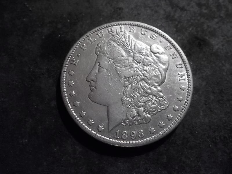 1893 CC Morgan Silver Dollar