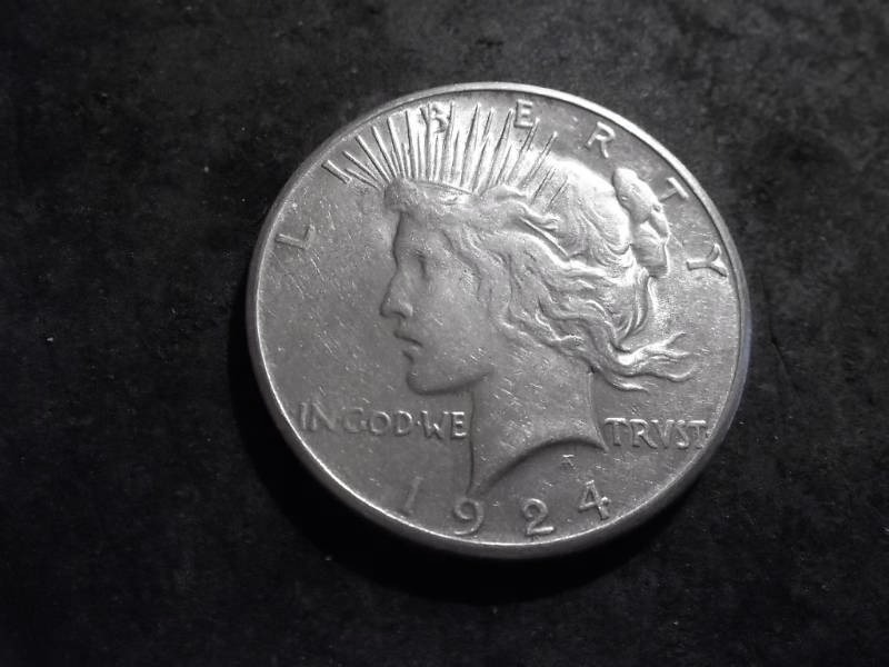 1924 S Peace Silver Dollar
