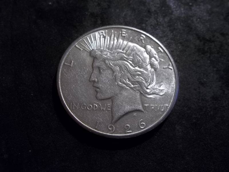 1926 S Silver Peace Dollar
