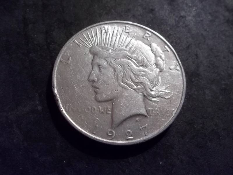 1927 D Peace Silver Dollar